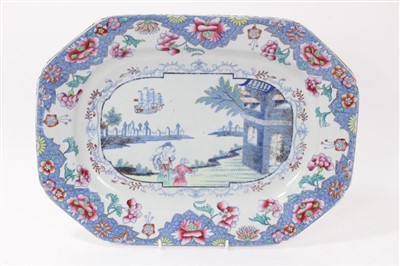 Lot 141 - 19th century Spode stone china ashet