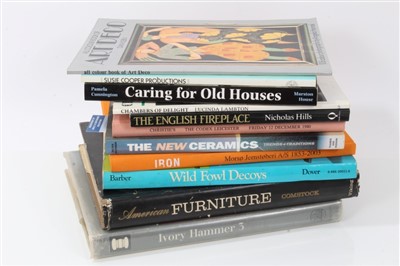 Lot 599 - Collection of antique collecting books and sale catalogues