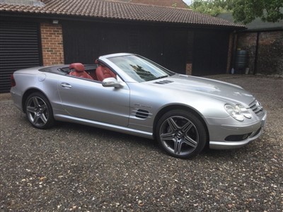 Lot 1310 - 2003 Mercedes SL55AMG convertible ,Registration J16FFB-automatic