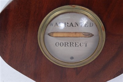 Lot 46 - Banjo wall barometer