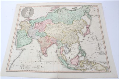 Lot 1043 - James Wyld the Elder (1790-1836), hand-coloured map - ‘Asia’, 1827, 52cm x 64cm.