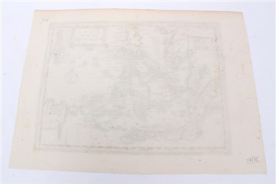 Lot 964 - Philippe Cluver (1580-1622), hand-coloured map - ‘Indiae Orientalis’, 22cm x 26cm, 1697, together with another - ‘Isles de L’ Indie Orientale’ (2).
