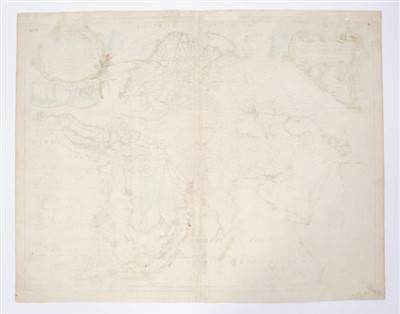 Lot 970 - Nicolas de Fer (1646-1720), hand-coloured map - ‘L’ Asie’, dated 1722, 47cm x 60cm