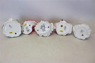 Lot 2007 - Ten Royal Doulton ladies- Autumn Breezes HN2131, Flowers Of LOVE HN3709, Rachel HN2936, Linda HN3374, Victoria HN2471, Elaine HN4865, Rebecca HN4041, Gail HN2936, Elizabeth  HN5034 and Christmas Da...