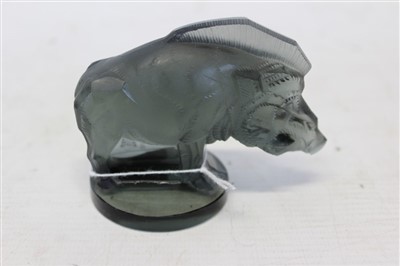 Lot 2037 - Lalique 'Wild Boar' car mascot
