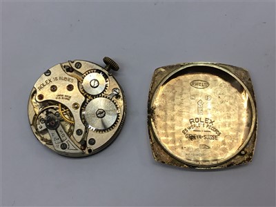 Lot 602 - 1940s Gentleman’s Rolex 9ct gold wristwatch