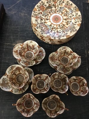 Lot 159 - Satsuma china teaware