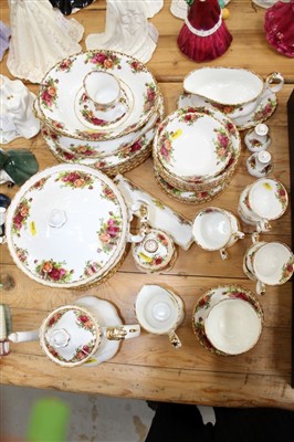 Lot 2126 - Royal Albert Country Roses dinner/coffee set