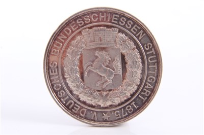 Lot 112 - Germany – a silver Stuttgart Shooting Thaler 1875