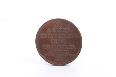 Lot 116 - World – medallions - white metal G.B. medallions comm. the death of The Duke of Wellington