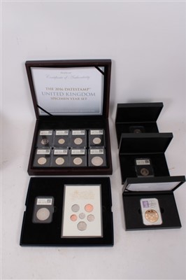 Lot 127 - G.B. mixed Westminster U.K. cupro-nickel limited edition ‘date stamp’ Specimen Year coin sets