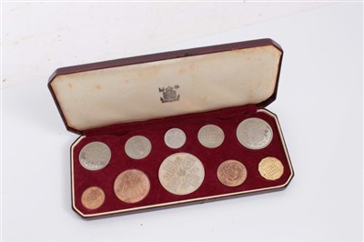 Lot 140 - G.B. The Royal Mint Elizabeth II Proof Ten Coin Proof Set 1953