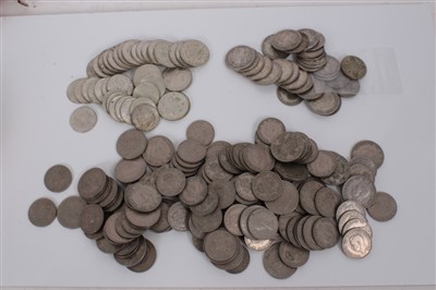 Lot 176 - G.B. mixed silver and cupro-nickel coins