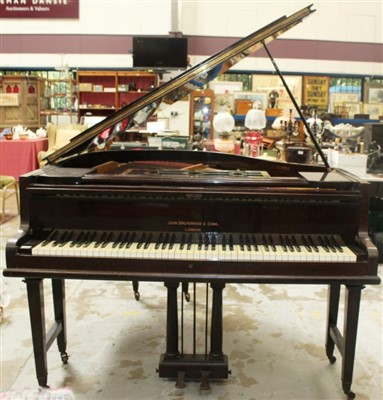 Lot 3807 - Mid 20th century baby Grand Piano in rosewood case by John Broadwood & Sons, London