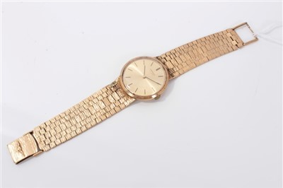 Lot 3272 - Gold (9ct) Longines wristwatch