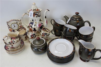 Lot 2134 - Masons coffee set and Denby tea set