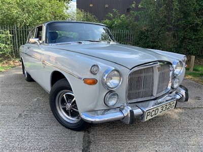 Lot 2951 - 1969 Rover P5B Coupe Automatic, finished in Silver Birch, with a Burnt Ash roof and a Mulberry leather interior. With an older restoration that included replacement wings, sills and new carpets. 3...