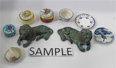 Lot 2166 - Collection of Halcyon Days enamel boxes and decorative items