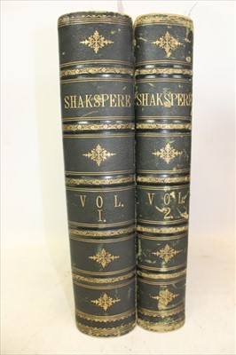Lot 2662 - Books The Works of Shakespeare edited by Charles Knight, published by Virtue & Co.