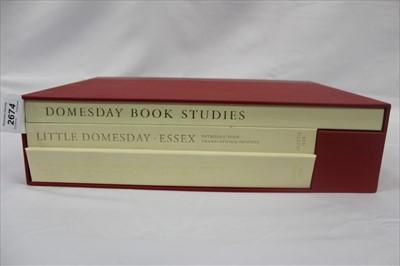 Lot 2674 - Book The Little Domesday - Essex Replica limited edition from edition of 1000 Alecto 2000. In presentation slip case.