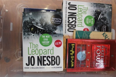 Lot 2390 - Books:  Two boxes - mainly signed modern 1st editions