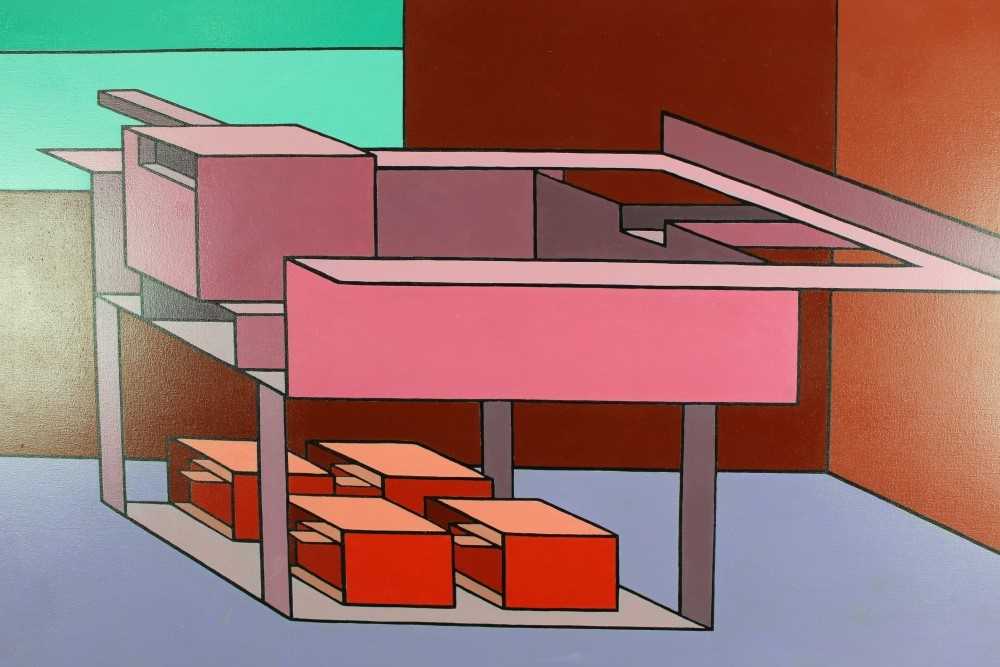 Lot 951 - Ron Sims  - Large nesting bird