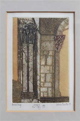 Lot 1084 - Valerie Thornton (1931-1991) two etchings with aquatint