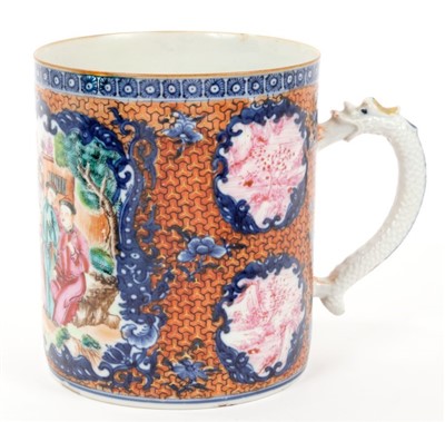 Lot 60 - 18th century famille rose tankard