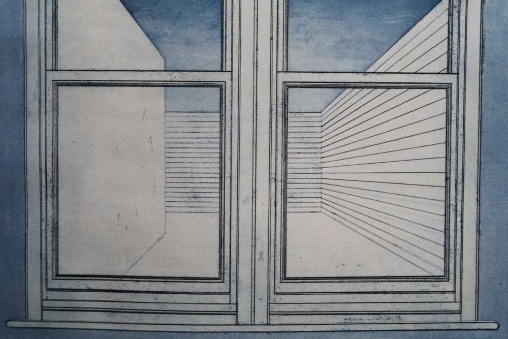 Lot 1151 - Richard Bawden- Empty Window, unframed
