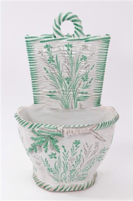 Lot 95 - Galle Nancy wall pocket
