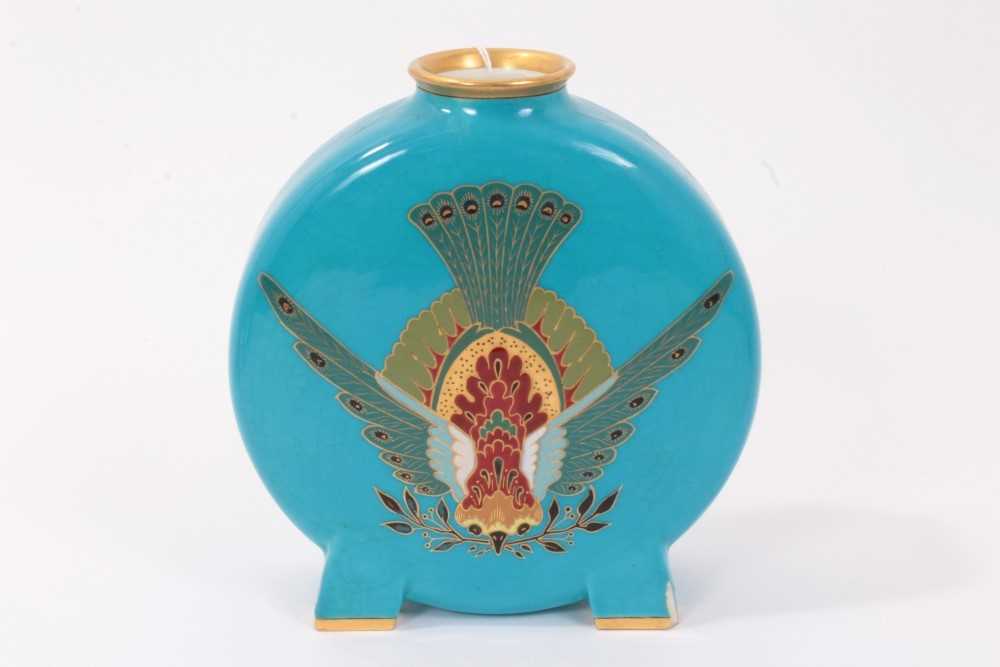 Lot 91 - Minton Dresser-style moon flask