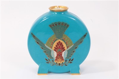 Lot 91 - Minton Dresser-style moon flask