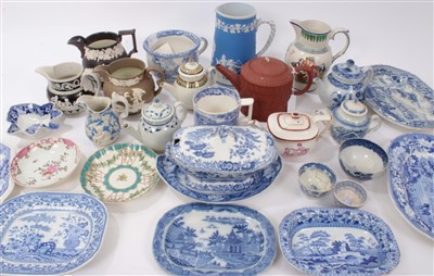 Lot 122 - Collection late 18th and 19th century English pottery and porcelain