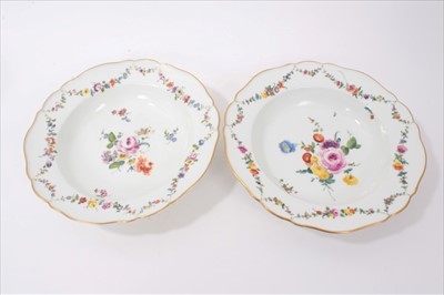 Lot 136 - A pair of Meissen deep plates, circa 1775