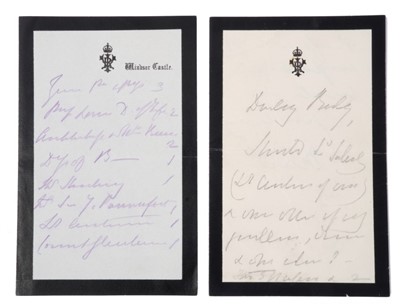 Lot 132 - H.M. Queen Victoria - 2 letters