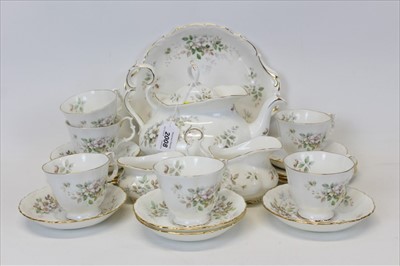 Lot 2008 - Royal Albert Haworth pattern teaset - 22 pieces