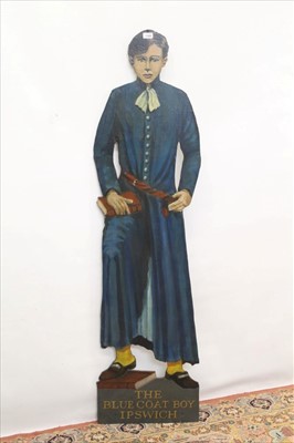 Lot 3747 - Large painted dummy board