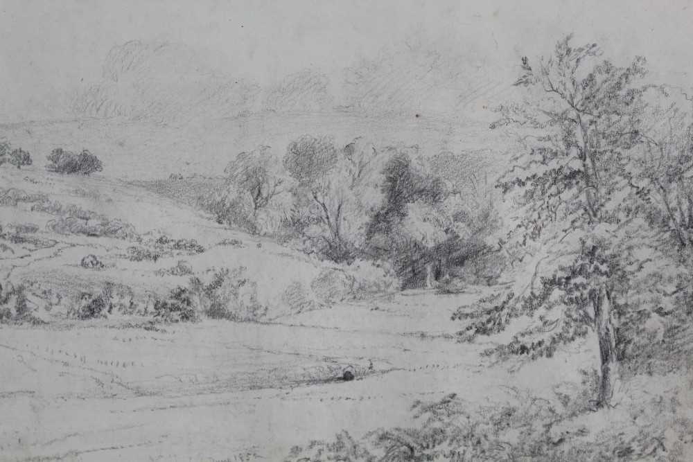 Lot 933 - Edward Smythe Foxhall heath, Ipswich pencil