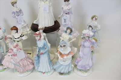 Lot 2043 - Group of fifteen figures - Royal Worcester, Coalport