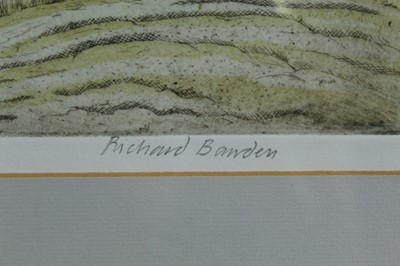 Lot 941 - *Richard Bawden coloured etching ‘Blyth Estuary at Walberswick’ no. 16 of 85