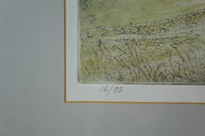 Lot 941 - *Richard Bawden coloured etching ‘Blyth Estuary at Walberswick’ no. 16 of 85