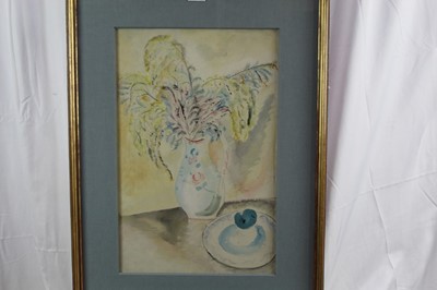 Lot 1565 - *David Jones (1895-1974) watercolour - still life