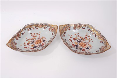 Lot 368 - Pair early 19th century Spode stone china dishes, circa 1820