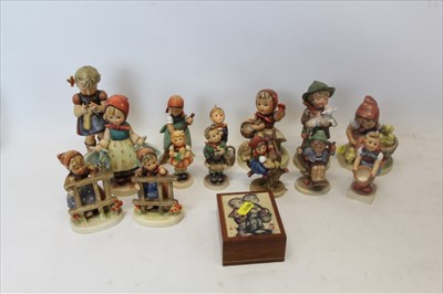 Lot 2067 - Collection fourteen Goebel / Hummel figures (14)