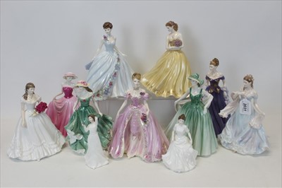 Lot 2031 - Group of Eleven figures - Coalport