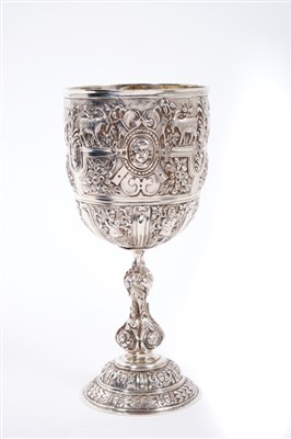 Lot 11 - Major General The Honourable Earl of Athlone - fine Victorian silver goblet