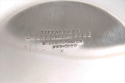 Lot 246 - Pair of Tiffany & Co. silver dishes