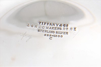 Lot 246 - Pair of Tiffany & Co. silver dishes
