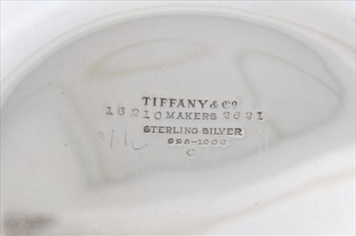 Lot 246 - Pair of Tiffany & Co. silver dishes