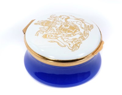 Lot 112 - The Queens Silver Jubilee 1977, Thomas Goode and Co. limited edition enamel box